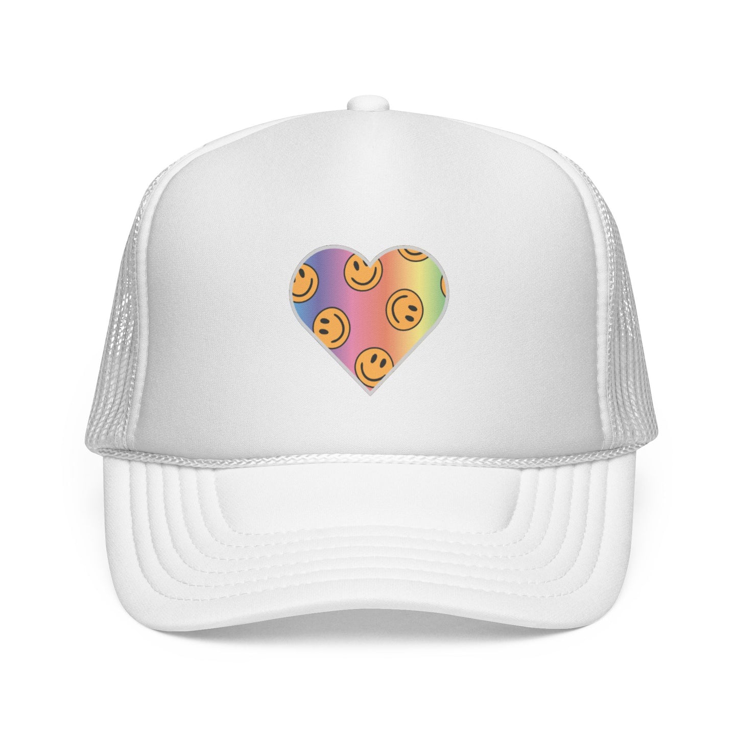 Smiley Heart Trucker Cap