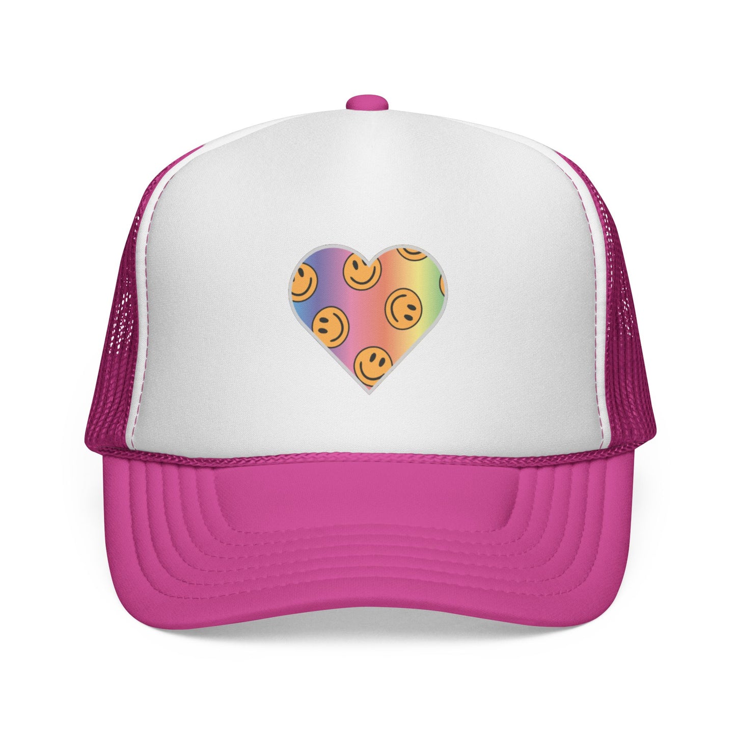 Smiley Heart Trucker Cap