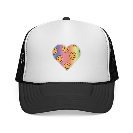 Smiley Heart Trucker Cap