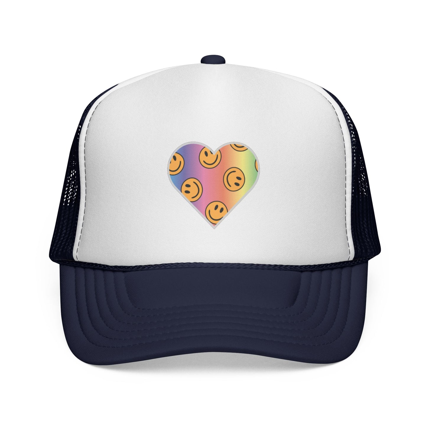 Smiley Heart Trucker Cap